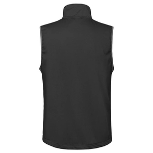 Gilet utilitaire softshell léger pour homme Veste d'extérieur imperméable coupe-vent sans manches Gilet doublé polaire pour la randonnée - Product Image 2