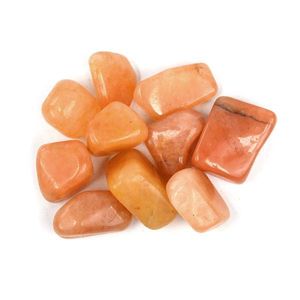 Piedra preciosa semipreciosa de ágata de cristal Natural de Aventurina roja pulida al por mayor para Feng Shui Reiki artístico - Product Image 1