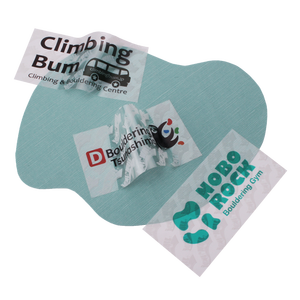 Custom UV Resistant Waterproof Transparent <b>Vinyl</b> <b>Stickers</b> 100pcs MOQ for Helmets Bikes Cars Hard Hats - Product Image 1