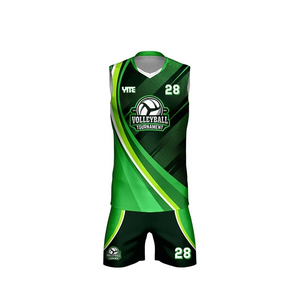 Uniformes de Voleibol al por Mayor, 100% Poliéster de Secado Rápido, Conjunto de Uniforme de Voleibol para Hombre - Product Image 2