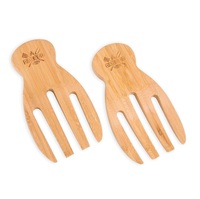 Juego de Cubiertos para Ensalada de Madera 100% de Grado Alimenticio para Restaurante, Juego de Tenedores para Ensalada de Madera de Alta Calidad, Más Vendido
