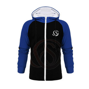 Ensemble de survêtement d'entraînement léger et respirant en coton 100% de haute qualité, fabriqué au Pakistan, avec capuche, design 2 en 1, pour hommes - Product Image 5