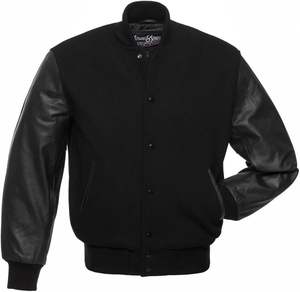 Veste de baseball universitaire pour hommes avec logo personnalisé du meilleur fabricant 100% vestes Letterman d'hiver en duvet de laine et de coton - Product Image 2