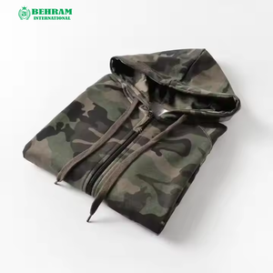 Sweat à capuche unisexe de qualité supérieure, coupe classique, avec fermeture éclair, logo personnalisé sur le devant, 100% coton molletonné/éponge française, séchage rapide, respirant - Product Image 5
