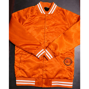 Chaqueta Bomber Varsity de Satén Brillante, Chaqueta Bomber Letterman con Botones en la Parte Delantera, Ropa de Invierno Unisex, Chaqueta de Moda para Exteriores Cálida - Product Image 1