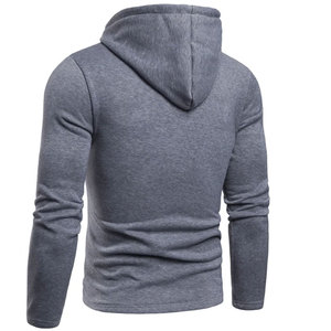 2025 nouveau gros hommes confortable personnalisé Top Design pull à capuche couleur unie Slim Fit Street Wear pour l'hiver - Product Image 4