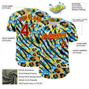 ชุดกีฬาเบสบอลทีมที่กำหนดเองแห้งเร็วแห้งเร็วระบายอากาศได้ดีของแท้ - Product Image 3
