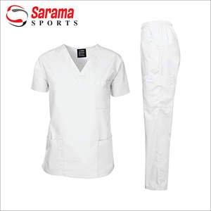 Uniformes de gommage médical pour hôpital, Uniformes de gommage médical à manches courtes, vente en gros - Product Image 4