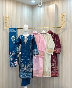 Ssumaira's Women Shalwar Kameez Pakistani & Indian 3 piezas cosido Anarkali Vestidos - Product Image 5