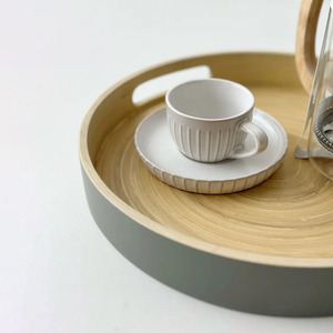 Plateau alimentaire polyvalent en bambou filé artisanal naturel en fibre de bobine plateau de fruits secs et de noix de la meilleure qualité - Product Image 5