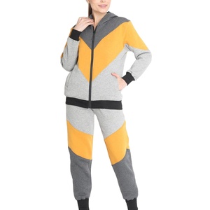 Wholesale High Quality 100% Cotton Plus Size Sportswear Tracksuits for Women Men Fitness Custom Training Jogging Suit - Product Image 1