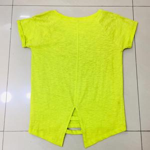 เสื้อยืดแขนสั้นสำหรับผู้หญิงเสื้อยืดถักลายคอรูปตัวโอชุด5ชิ้นเริ่มต้นตามสั่งสำหรับวัยรุ่นโดยตรงจากโรงงาน - Product Image 2