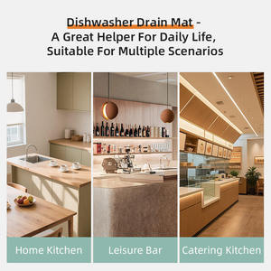 Best Seller Eco-Friendly Square <b>Silicone</b> Electric Stove Top Cover Extra Large Waterproof Heat Resistant Flat Black Kitchen <b>Mat</b> - Product Image 5