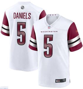 Nouveaux designs 2025 – Maillot de football américain noir des Washington Commanders Jayden Daniels – Respirant, anti-humidité, grandes tailles - Product Image 3