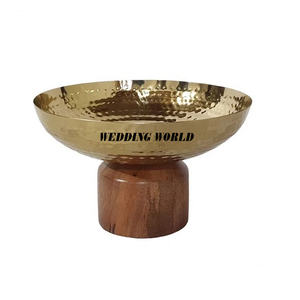 Cuenco de chocolate de aluminio con acabado dorado Diseño atractivo Cuenco dulce hecho a mano Cuenco de chocolate de lujo más vendido - Product Image 3