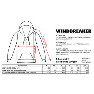 Veste coupe-vent légère zippée pour homme Veste d'hiver en toile noire de haute qualité avec capuche attachée et poches - Product Image 6