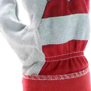 Gréeur canadien en cuir personnalisable Gants de travail en cuir de vachette robuste Gants de sécurité industrielle - Product Image 3