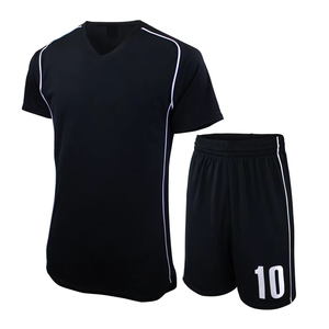 Gran oferta, conjunto de pantalones cortos de camiseta de fútbol para adultos sólidos personalizados para hombres, logotipo personalizado, nombre del equipo, elástico, transpirable, ligero, de secado rápido - Product Image 6