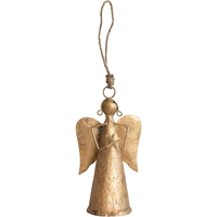 Cloche de Noël en céramique de style antique ensemble de 3 décorations de maison modernes de vente chaude cloche de Noël ornements décoratifs suspendus