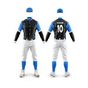 Vente en gros de maillots et pantalons de baseball personnalisés à designs multiples pour adultes, uniformes de baseball légers et respirants évacuant l'humidité - Product Image 1
