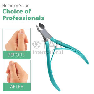 Coupe-cuticules professionnel en acier inoxydable, pinces à cuticules avec lames tranchantes pour un soin et un entretien précis des ongles - Product Image 5