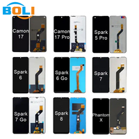 Infinix Hot 8 9 10 Note10 11 12 X657 X650 X626 X653 Écran tactile LCD pour Tecno 4 6 P36 Pro KE5 KC2 KC8 X652 1 an