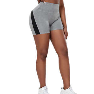 Mallas cortas de gimnasio con volantes ecológicos de satén elástico de alta calidad para mujer, monos de entrenamiento suaves y transpirables, cómodos - Product Image 6