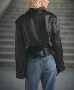 Veste en cuir pour femme respirante et chaude pour l'hiver, vêtements décontractés, veste en cuir pour femme à prix raisonnable - Product Image 2