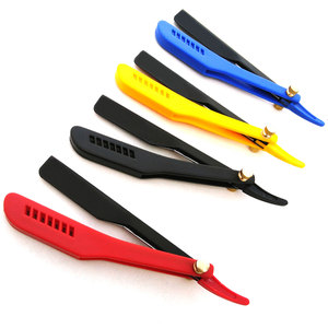 Rasoir de rasage droit professionnel pour coiffeur, logo personnalisé, couteau pliant, style coulissant, haute visibilité dans les moteurs de recherche - Product Image 2