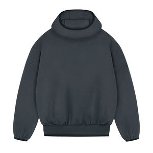 Sudadera con capucha extragrande para hombre, estilo urbano, de algodón grueso, para la temporada de invierno. - Product Image 3