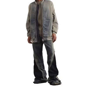 Pantalones Deportivos Casuales para Hombre, Cintura Media, Transpirables, Elásticos, Bolsillos Clásicos, Pierna Ancha, Holgados, de Poliéster y Algodón, Estilo Urbano - Product Image 4