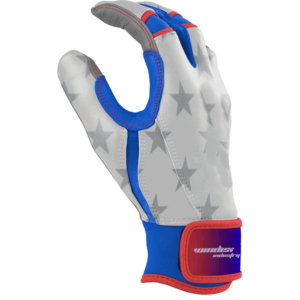 Gants de frappeur personnalisés à manchette courte de style boulon Bruce Premium 100% Gants de frappeur de baseball en cuir Cabretta - Product Image 4