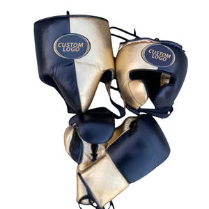 Excellent Fournisseur : Ensemble Complet d'Équipement d'Entraînement de Boxe Personnalisé – Gants, Protège-tibias et Casque en Cuir Véritable de Haute Qualité - Product Image 1