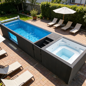 Piscine hors sol de 40 pieds avec système de filtration haute capacité pour usage domestique, resort, extérieur, jardin - Product Image 2