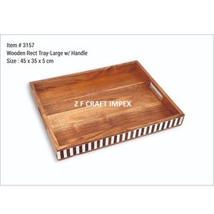 Custom Designed Acacia Wood Serving Tray Handmade Decorative Resin Tray for Home <b>Wedding</b> Ramadan Best Gift for <b>Chocolate</b> Packing - Product Image 6