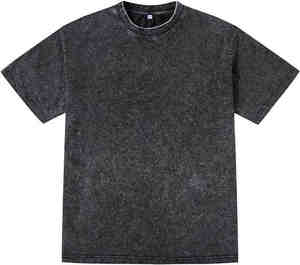 Nouveau Vente en Gros Personnalisé Hommes Lavage À L'acide Surdimensionné Streetwear T-shirts O-Neck Polyester/Coton Jersey Tissu avec Logo Personnalisé - Product Image 6