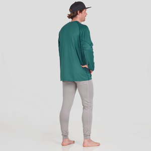 Camiseta Deportiva de Manga Larga para Hombre, Diseño 2025, Color Personalizado, Ecológica, Spandex/Poliéster, Transpirable y Elegante - Product Image 4