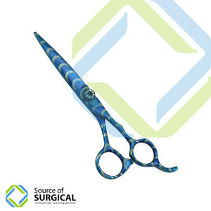 Ensemble de ciseaux à lame en acier inoxydable professionnels pour l'alimentation manuelle de toilettage de chiens de compagnie avec fonction lavable prise américaine usage domestique - Product Image 5