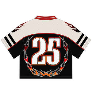 Camiseta Deportiva Personalizada para Hombre, Talla Grande, Estilo Boxy, de Jersey, Poliéster, Bordado, Sublimación, Fútbol Americano, Absorbe la Humedad - Product Image 4