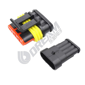 Precio de fabricante conector AMP Conectores eléctricos automotrices 2 pines impermeable macho hembra conector rápido - Product Image 4