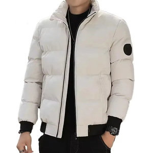 Custom Designer Tapestry Puffer Jacket for Man High Quality Winter Windbreaker Quilted Padded inner filled - Product Image 6