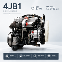 Ensemble moteur diesel SCDC ISU 4JB1 2,8 L 76 CV, démarrage électrique, aspiration naturelle, avec boîte de vitesses 2 roues motrices pour camionnette commerciale