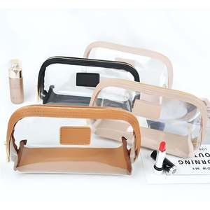 กระเป๋าใส่เครื่องสำอางเคท ทำจากพีวีซีใส พร้อมซิปปิด ป้องกันน้ำ - Product Image 5