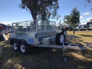 Remorque agricole basculante, remorque de transport utilitaire avec garantie de 3 ans et barre de remorquage de 80 m pour usage en jardinage - Product Image 2
