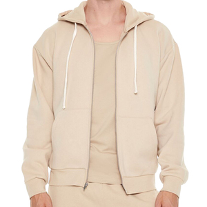 Custom Mens Zip up Hoodies Blank High Quality Pullover Zip Hoodies Sweatshirts Custom Puff Print Zip up Hoodies Unisex - Product Image 2