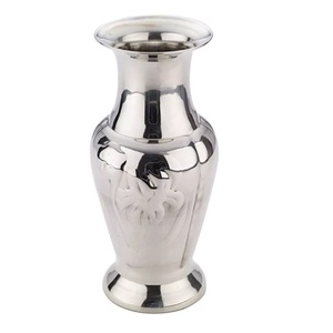 Living Room Home Decor Metal Vessel Standard <b>Floor</b> <b>Vases</b> Glossy Finishing Restaurant Garden Aluminium <b>Vase</b> for Decorating - Product Image 5