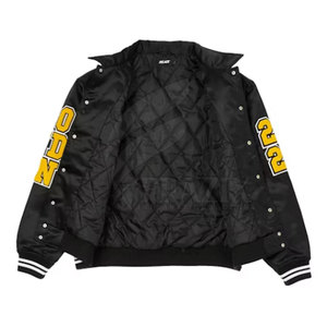 Chaqueta Bomber de Satén para Hombre, Corte Ajustado, Cuello Alto, Diseño Personalizable, Secado Rápido, Transpirable, para Invierno - Product Image 2