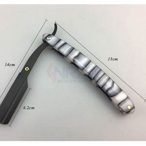 Maquinilla de Afeitar de Seguridad Manual Plegable de Una Sola Cuchilla, Personalizada, de Acero Inoxidable de Alta Calidad para Afeitar la Cara y el Cuerpo, Belleza Internacional - Product Image 5