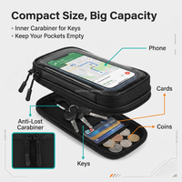 Sac de rangement étanche pour téléphone JFG, housse de batterie, pochette pour Surron Light Bee, fenêtre tactile transparente, kit d'accessoires pour moto