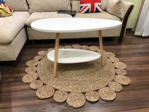 Les tapis en herbe marine les plus vendus sont des tapis tissés à la main utilisés pour la décoration des restaurants/hôtels/maisons - Product Image 3